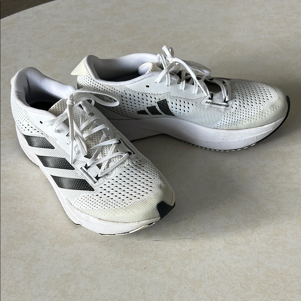 Adidas men's White Running Shoes